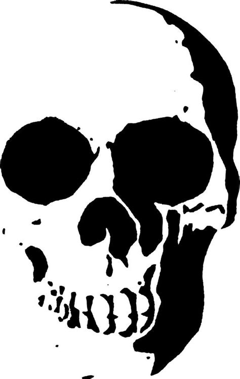 Skull Stencil Printable